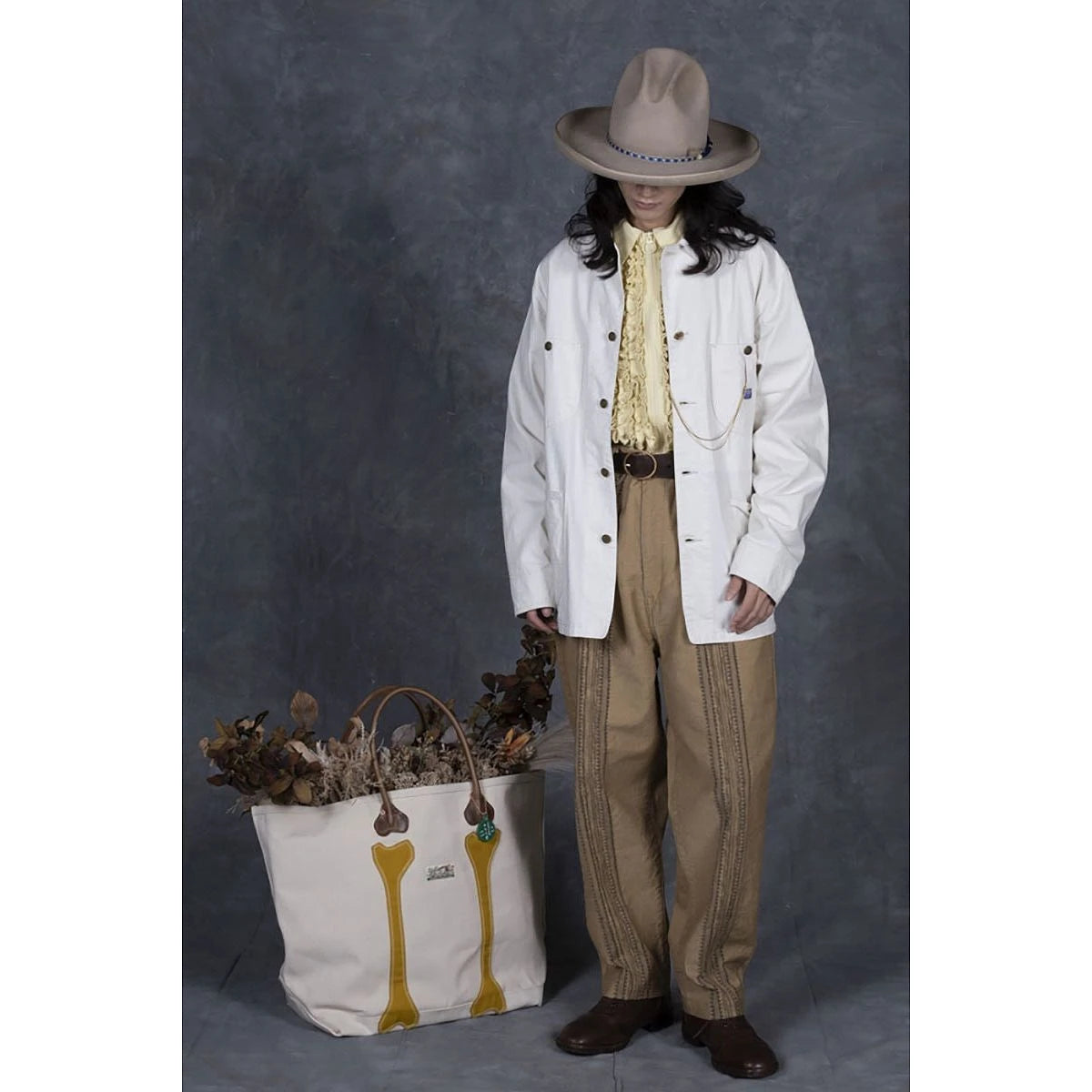 Kapital Mura Twill Cactus Beer Jacket