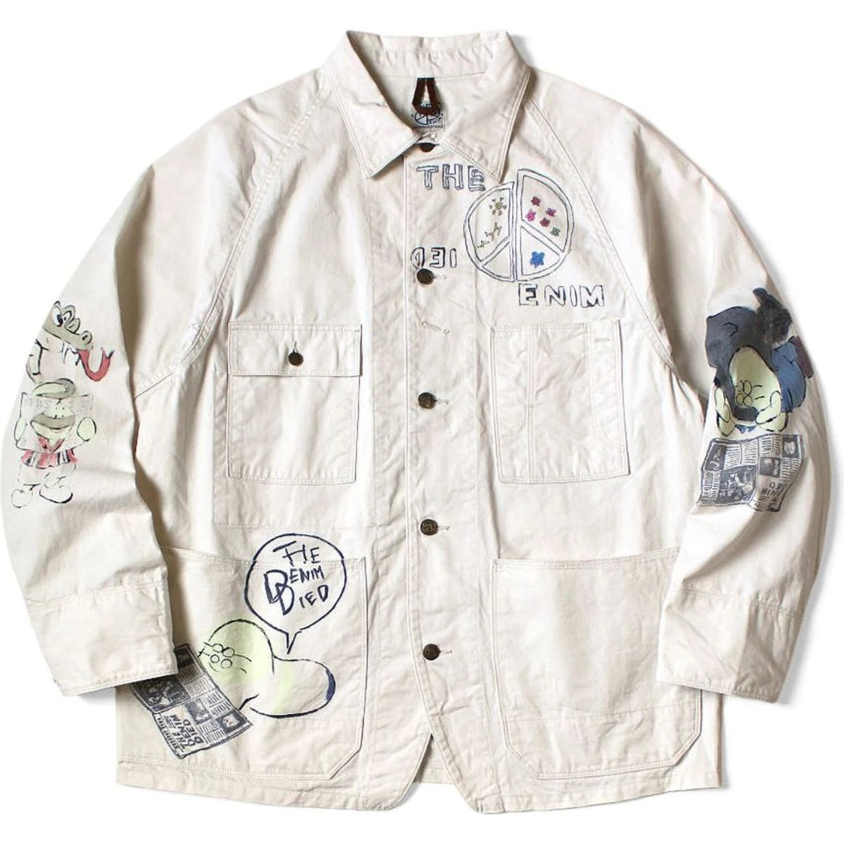 Kapital Mura Twill Cactus Beer Jacket (Memorial Paint Model)