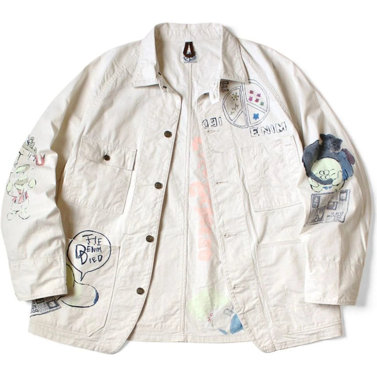 Kapital Mura Twill Cactus Beer Jacket (Memorial Paint Model)