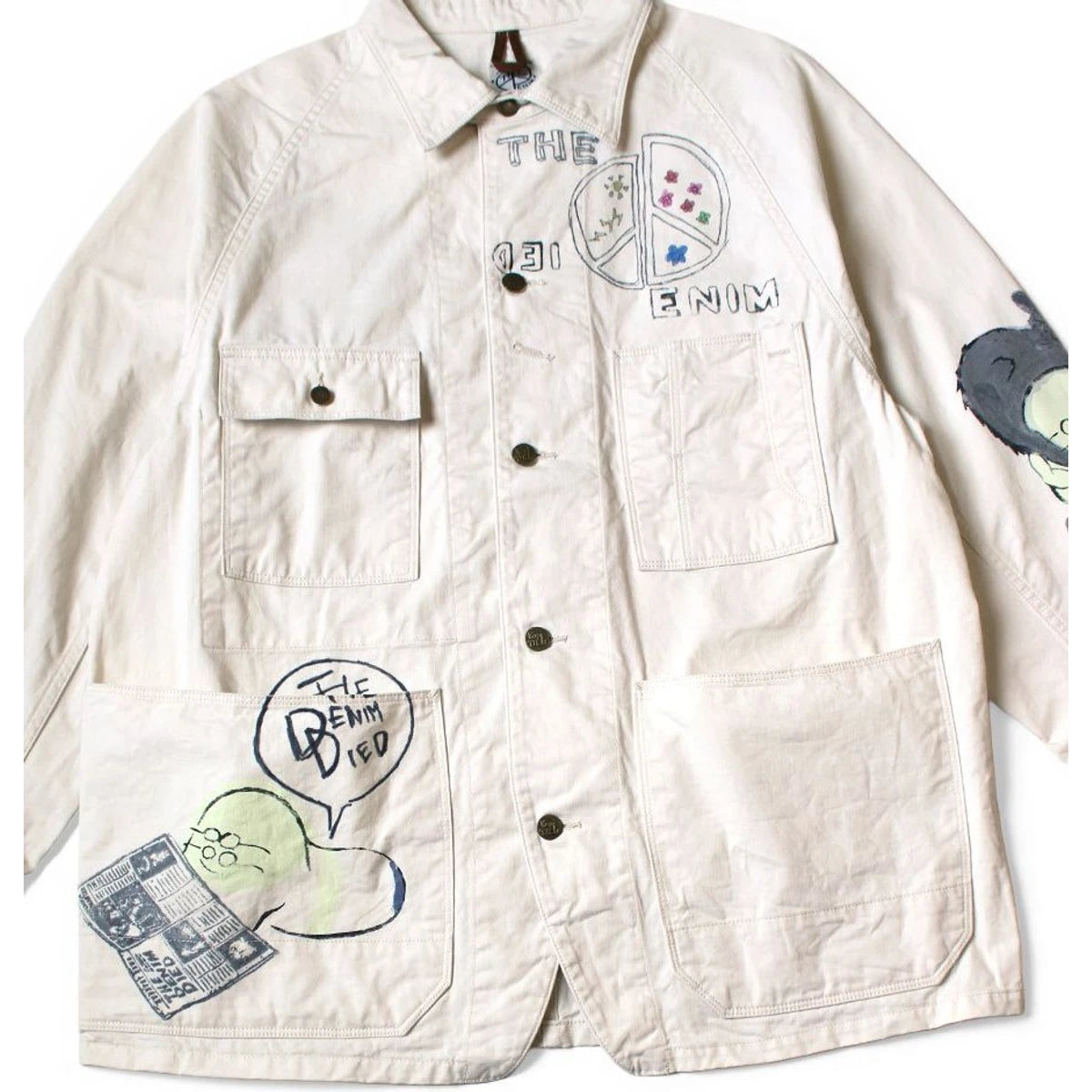 Kapital Mura Twill Cactus Beer Jacket (Memorial Paint Model)