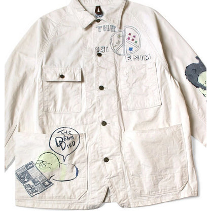 Kapital Mura Twill Cactus Beer Jacket (Memorial Paint Model)