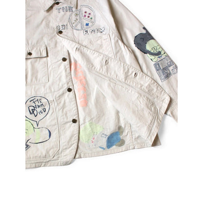 Kapital Mura Twill Cactus Beer Jacket (Memorial Paint Model)