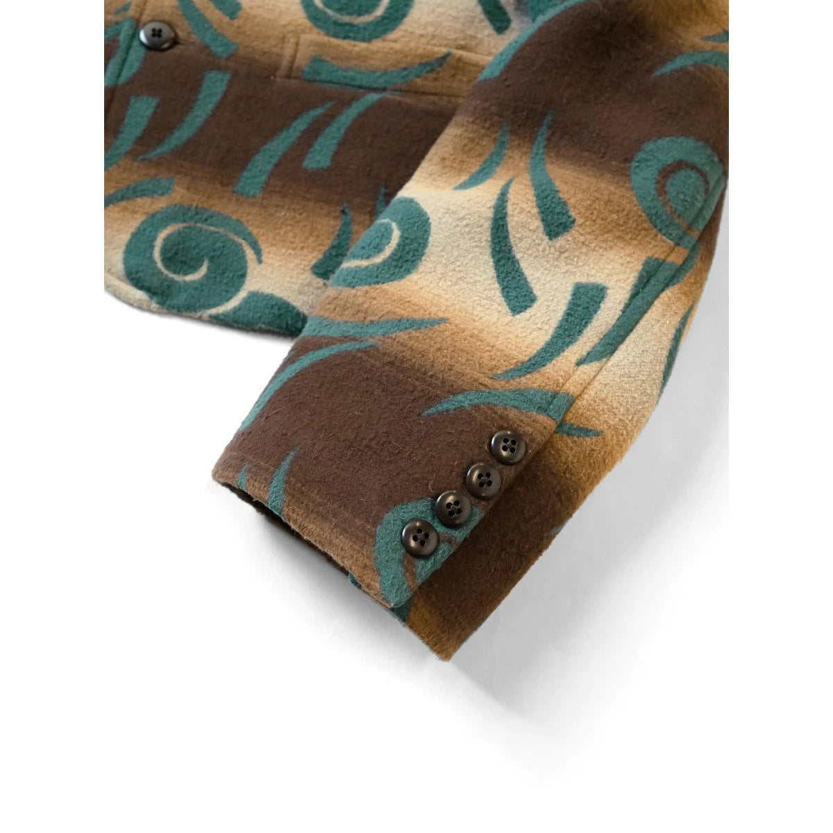 Kapital Napping Cotton Pueblo Vortex Pattern Baba Sawyer Jacket