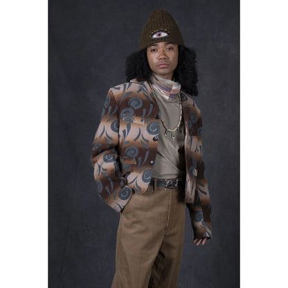 Kapital Napping Cotton Pueblo Vortex Pattern Baba Sawyer Jacket