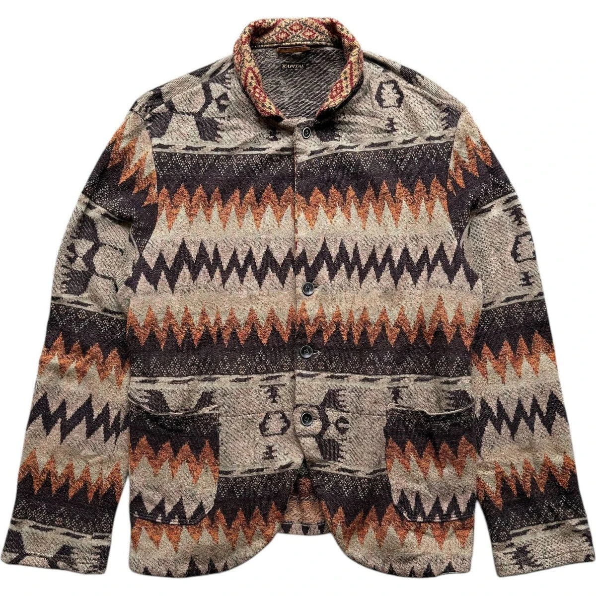 Kapital Navajo Print Wool Shirt