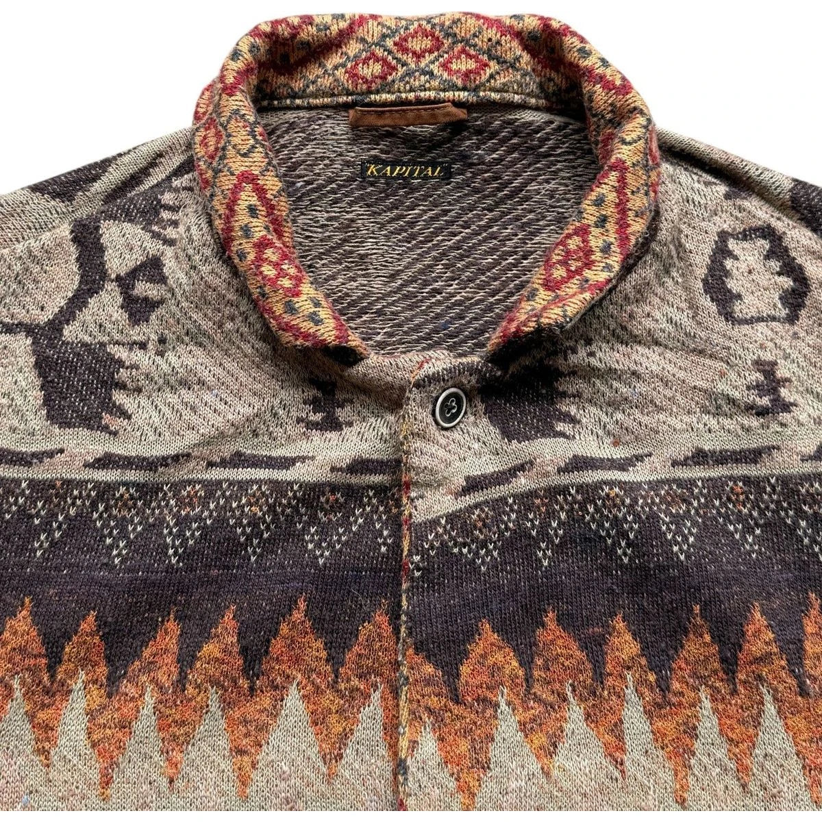 Kapital Navajo Print Wool Shirt