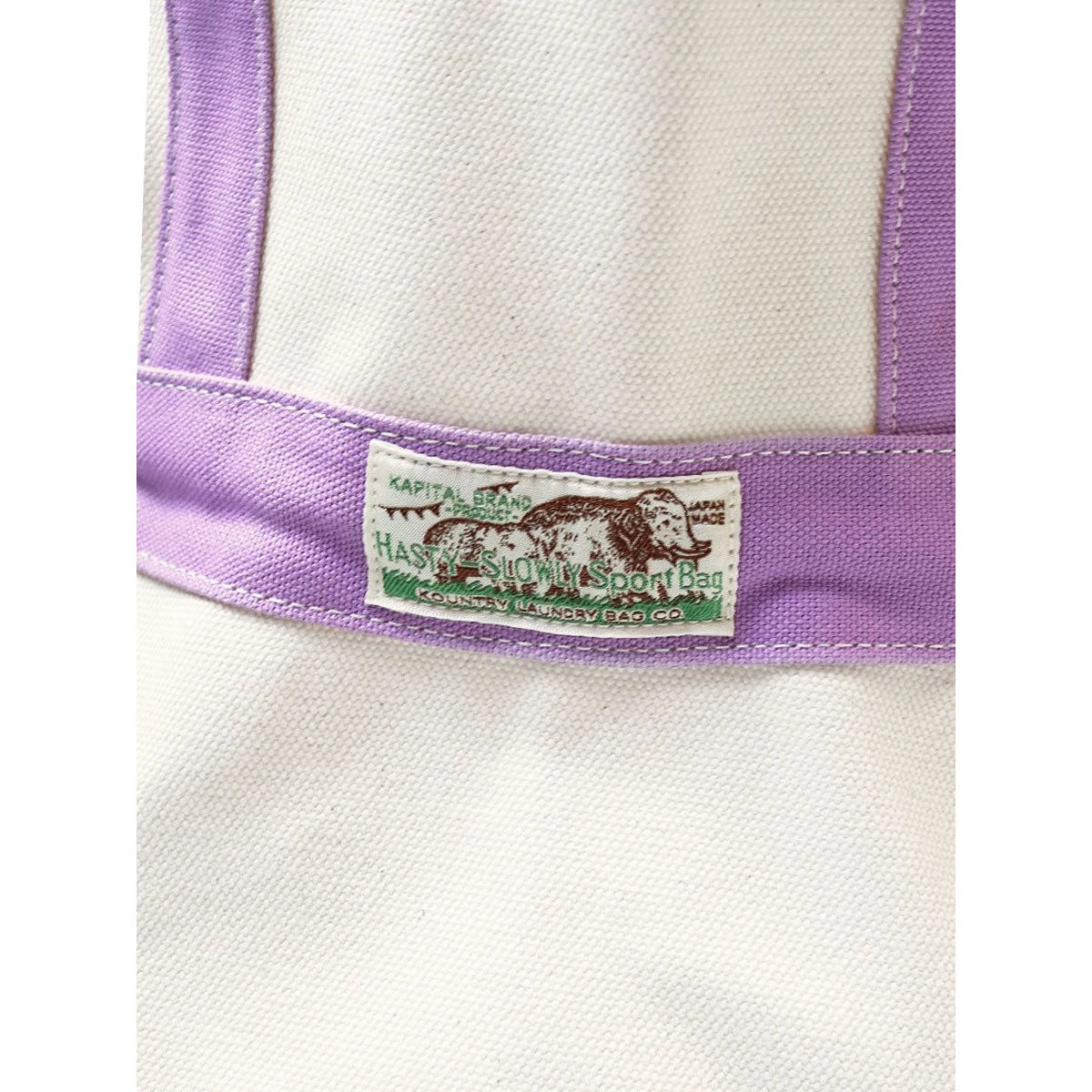 Kapital No.4 Canvas Elephant Tote Bag M