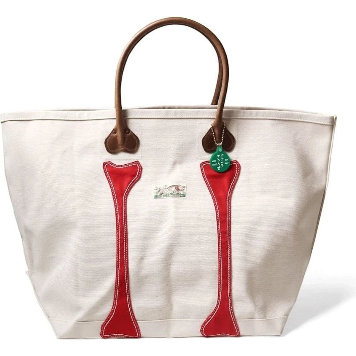 Kapital No. 4 Canvas Kotsukotsu Bone Tote Bag (Large)