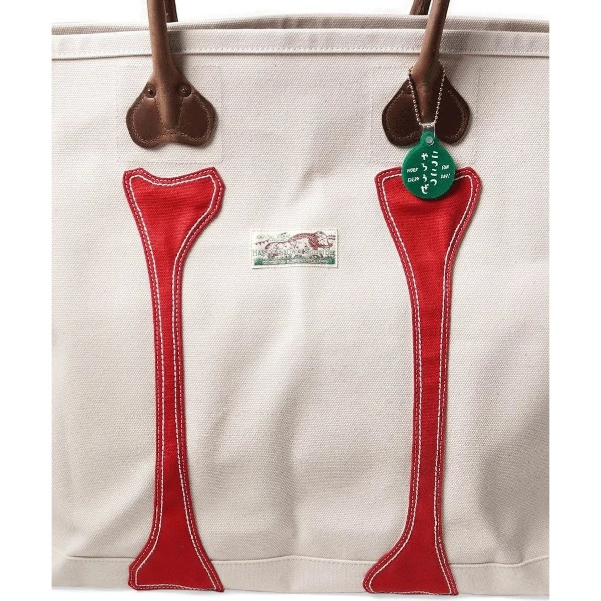 Kapital No. 4 Canvas Kotsukotsu Bone Tote Bag (Large)
