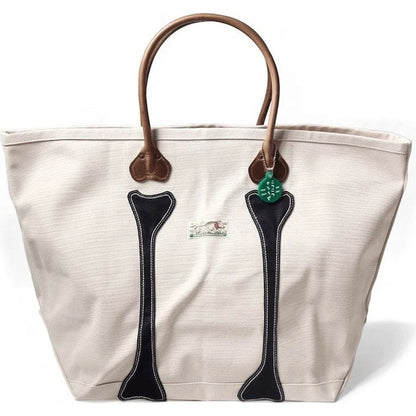 Kapital No. 4 Canvas Kotsukotsu Bone Tote Bag (Large)