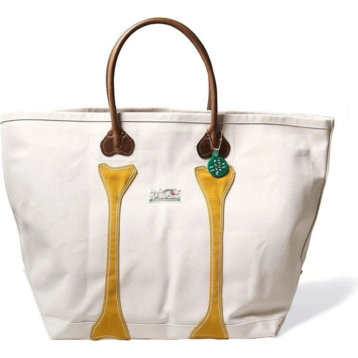 Kapital No. 4 Canvas Kotsukotsu Bone Tote Bag (Large)