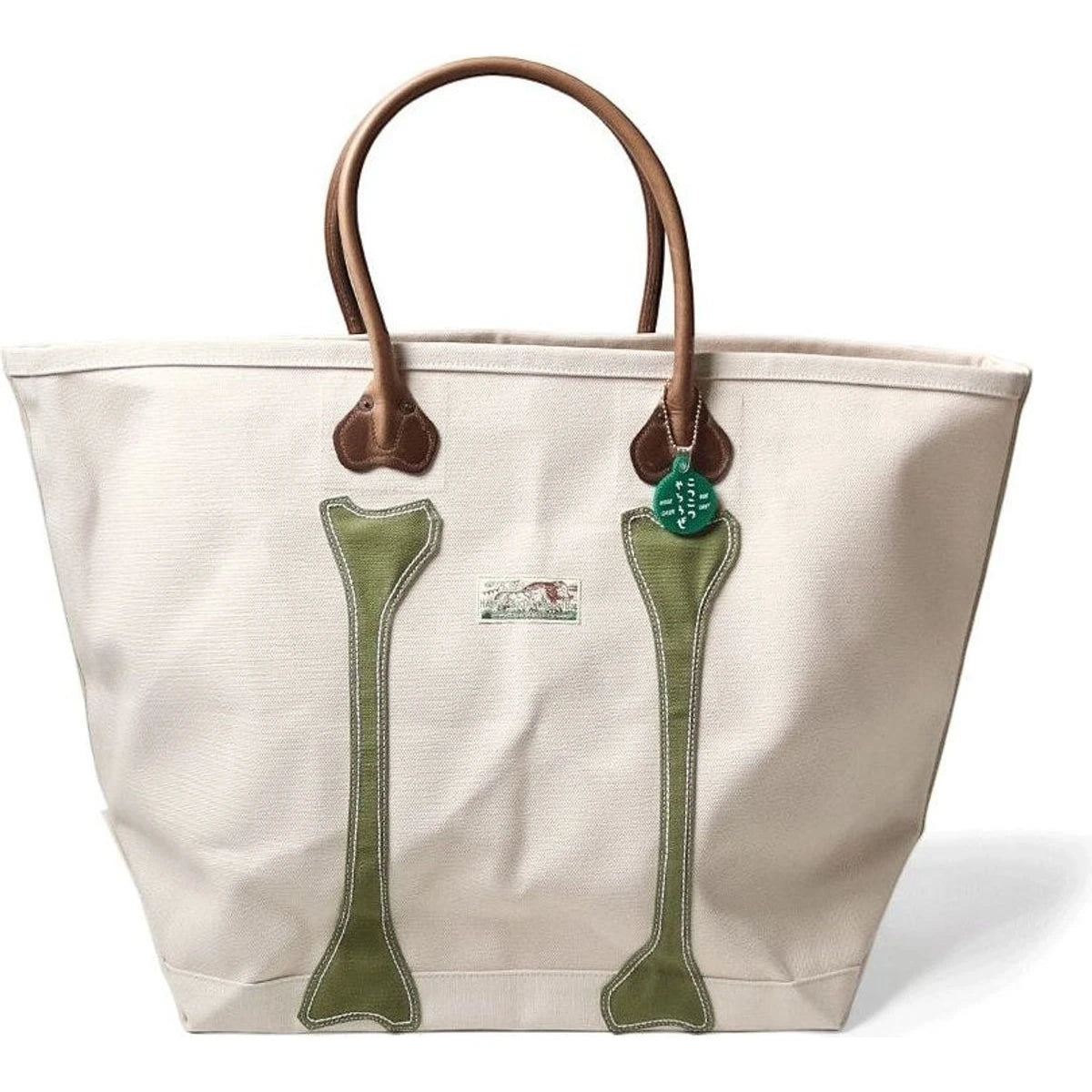 Kapital No. 4 Canvas Kotsukotsu Bone Tote Bag (Large)
