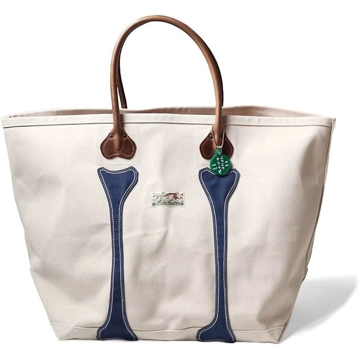 Kapital No. 4 Canvas Kotsukotsu Bone Tote Bag (Large)