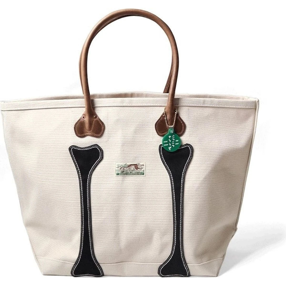 Kapital No. 4 Canvas Kotsukotsu Bone Tote Bag (Medium)