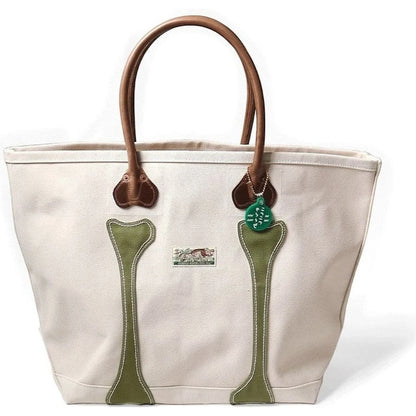 Kapital No. 4 Canvas Kotsukotsu Bone Tote Bag (Medium)
