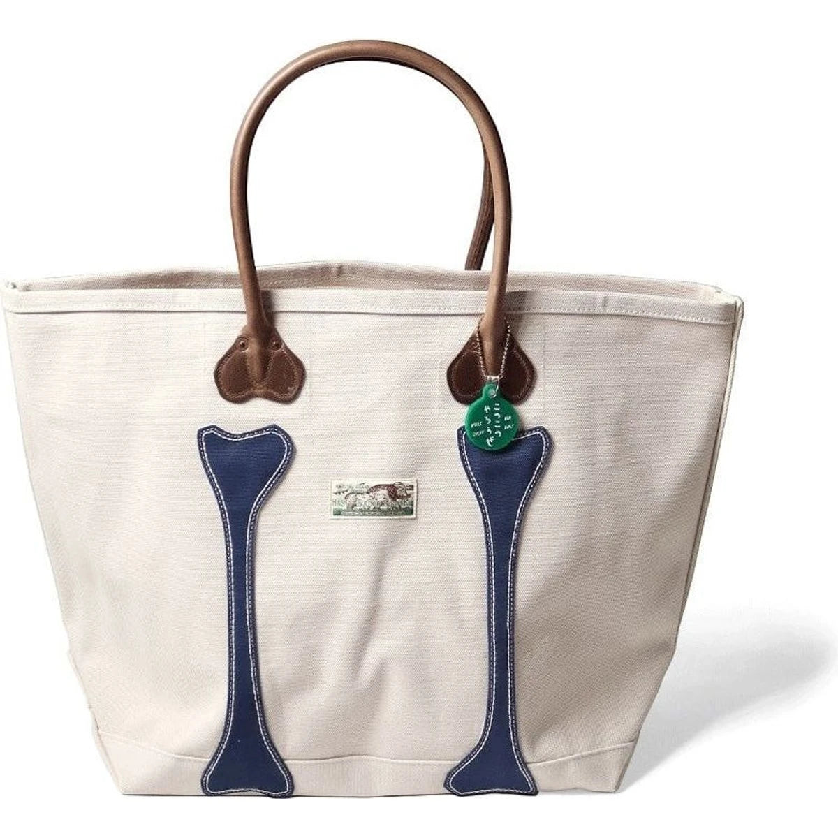 Kapital No. 4 Canvas Kotsukotsu Bone Tote Bag (Medium)