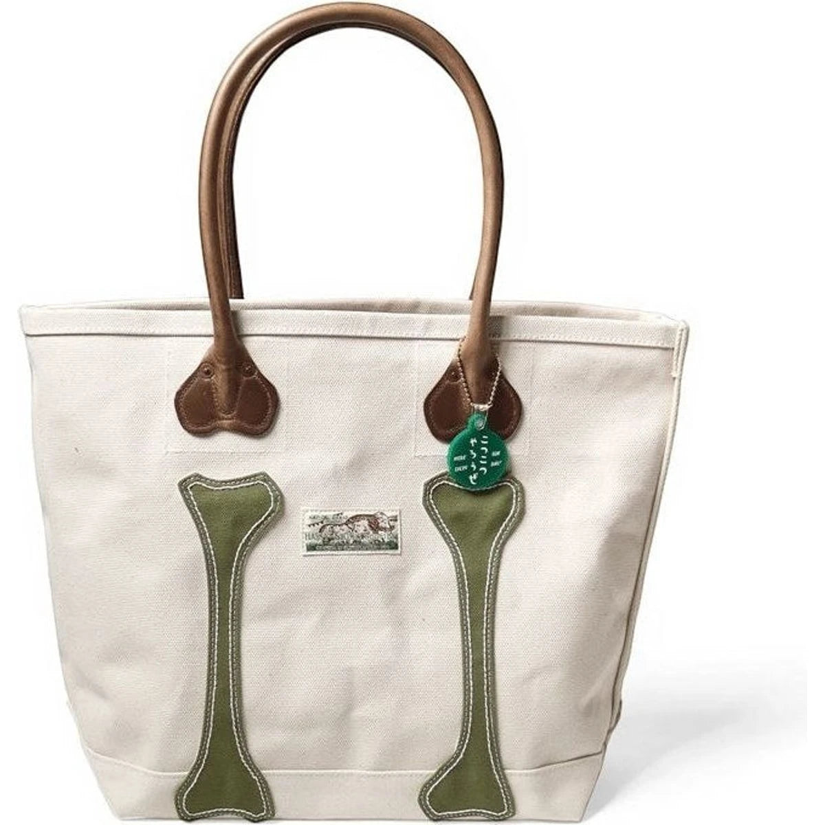 Kapital No. 4 Canvas Kotsukotsu Bone Tote Bag (Small)