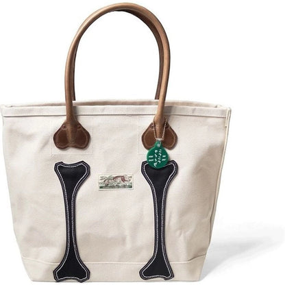 Kapital No. 4 Canvas Kotsukotsu Bone Tote Bag (Small)