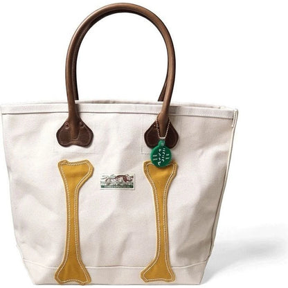 Kapital No. 4 Canvas Kotsukotsu Bone Tote Bag (Small)