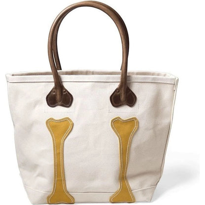 Kapital No. 4 Canvas Kotsukotsu Bone Tote Bag (Small)