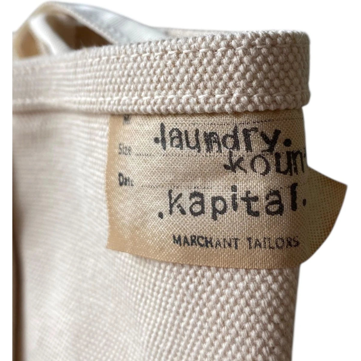 Kapital No. 4 Canvas Rainbowy Milk Bag M