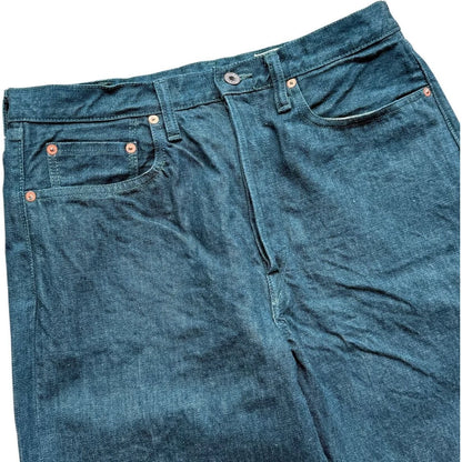 Kapital No. 4 Plant Dyed Denim 5P Wide Leg Selvedge Monkey TH