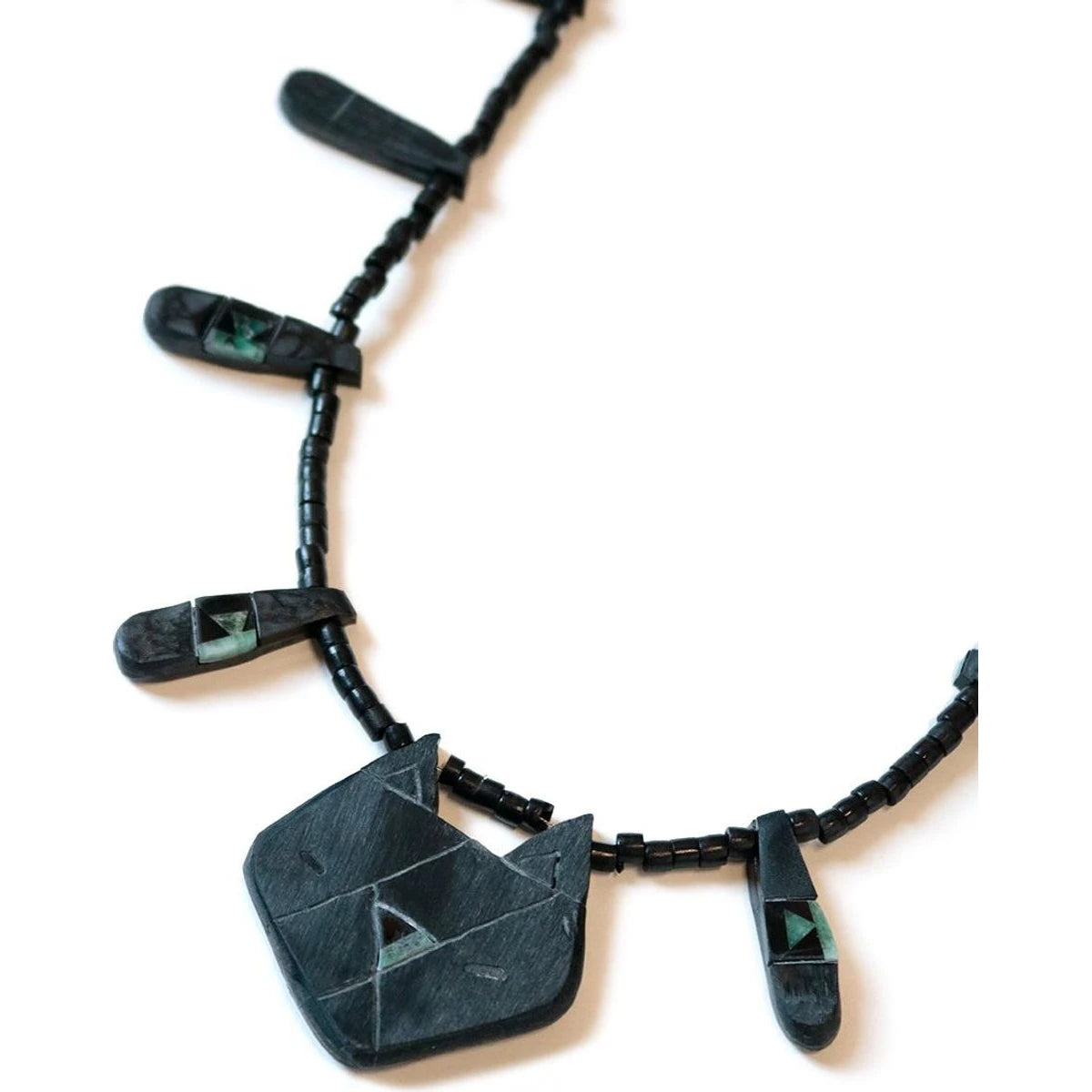 Kapital Nyanto Domingo Battery Cat Necklace (Large)