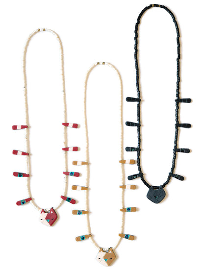 Kapital Nyanto Domingo Battery Cat Necklace (Small)