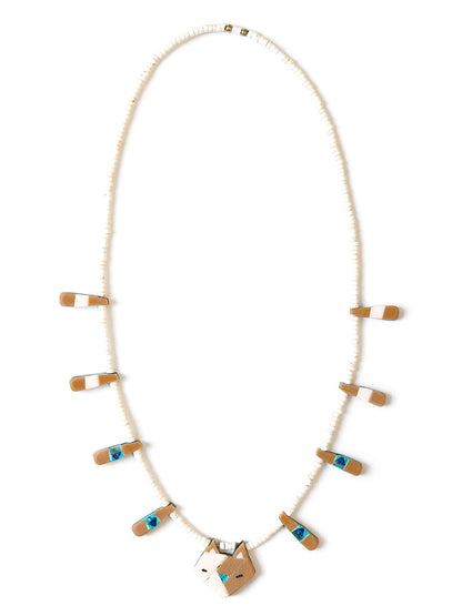 Kapital Nyanto Domingo Battery Cat Necklace (Small)