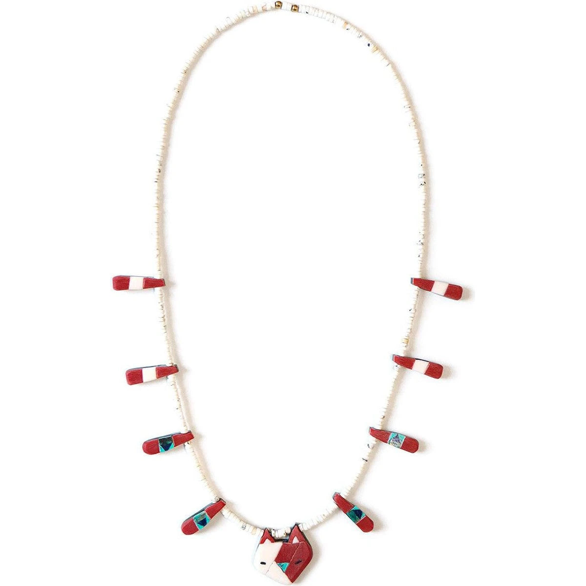 Kapital Nyanto Domingo Battery Cat Necklace (Small)