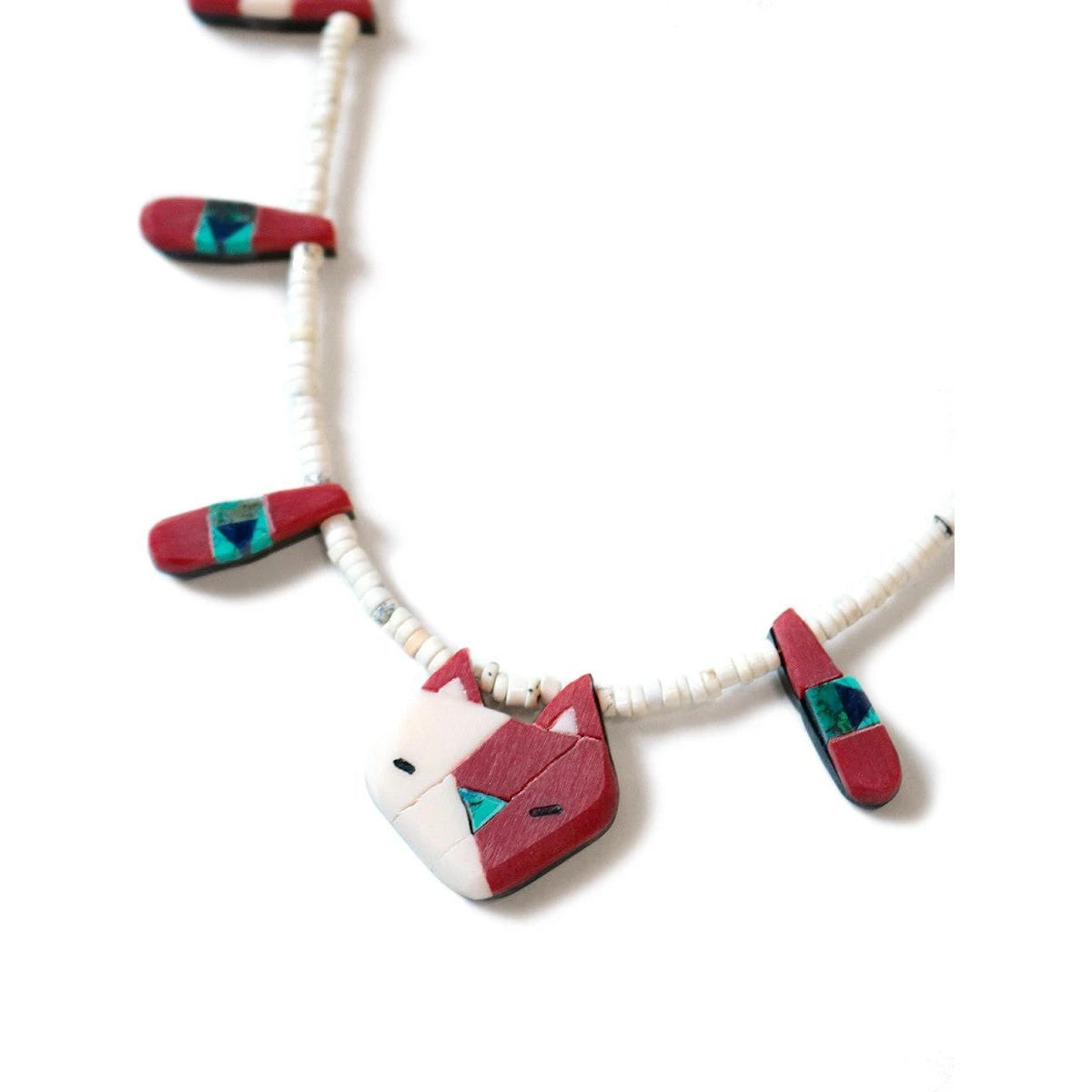 Kapital Nyanto Domingo Battery Cat Necklace (Small)