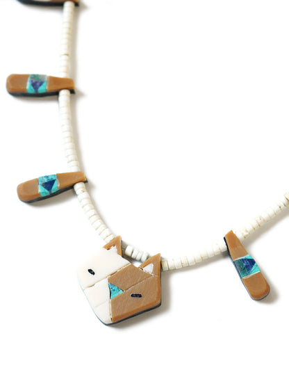 Kapital Nyanto Domingo Battery Cat Necklace (Small)