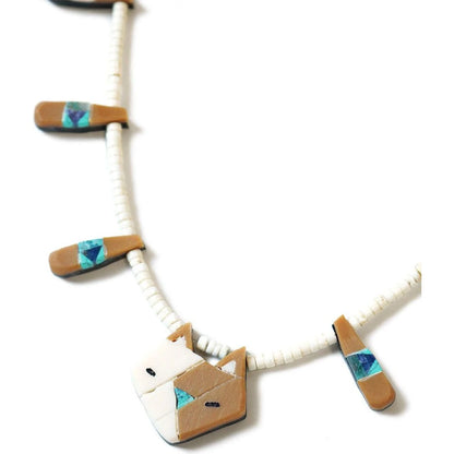 Kapital Nyanto Domingo Battery Cat Necklace (Small)