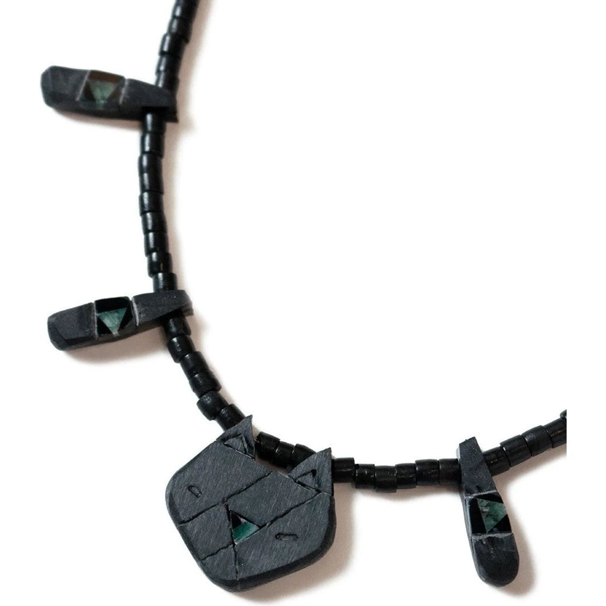 Kapital Nyanto Domingo Battery Cat Necklace (Small)