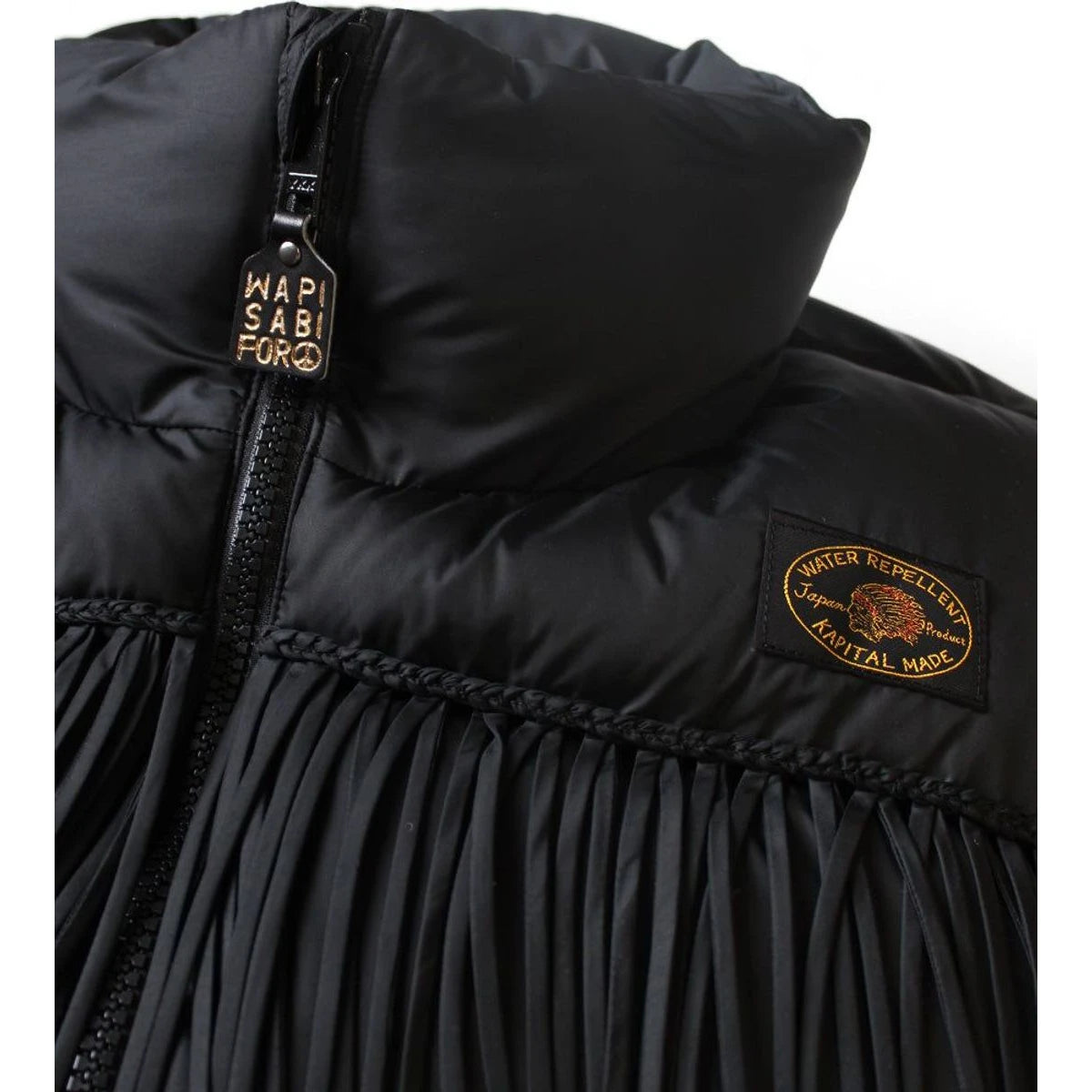 Kapital Nylon Fringe Burger-Keel Vest