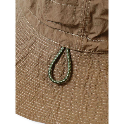 Kapital Nylon Konbu Processed Pork Pie Camp Hat (Long Brim)
