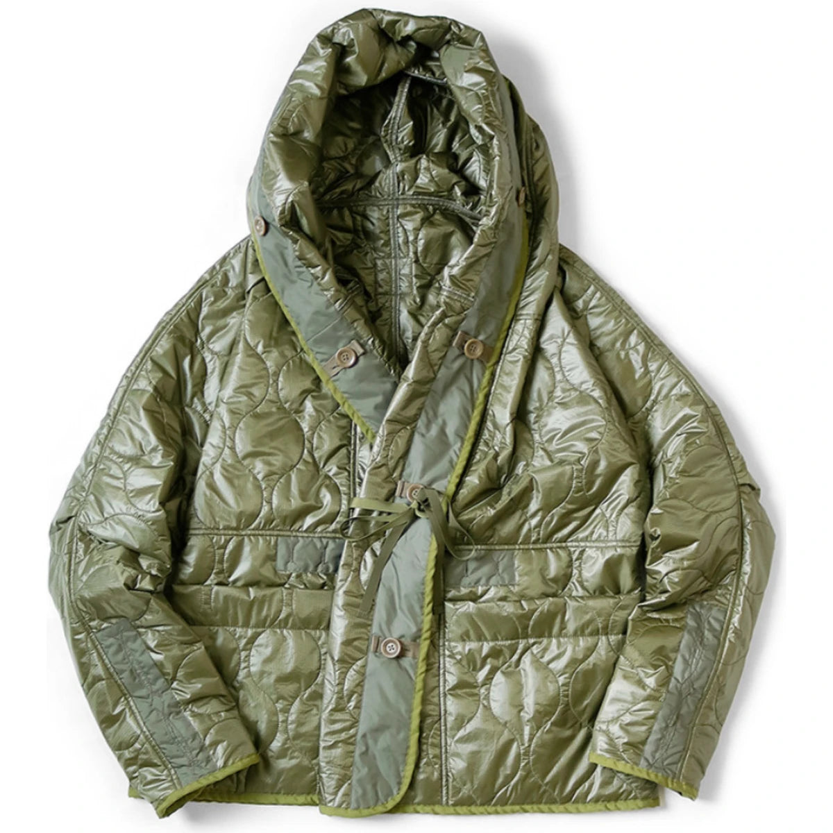 Kapital Nylon Quilted Lining Ring Coat