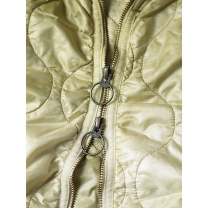 Kapital Nylon Quilted Unevenly Dyed Lined Cropped Bolero Jacket