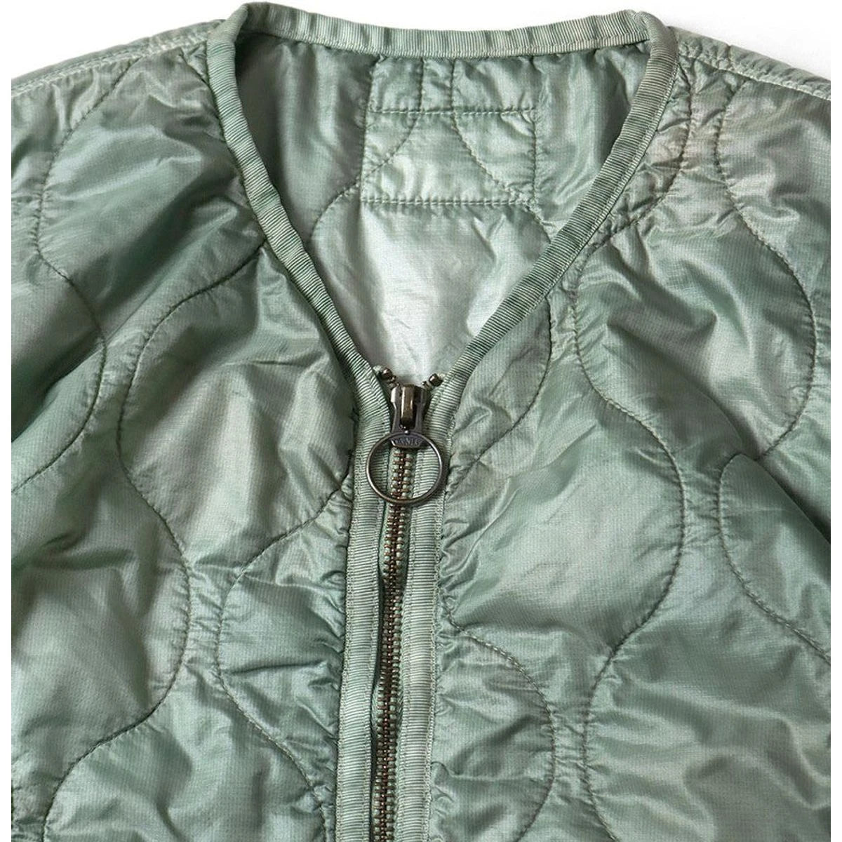 Kapital Nylon Quilted Unevenly Dyed Lined Cropped Bolero Jacket