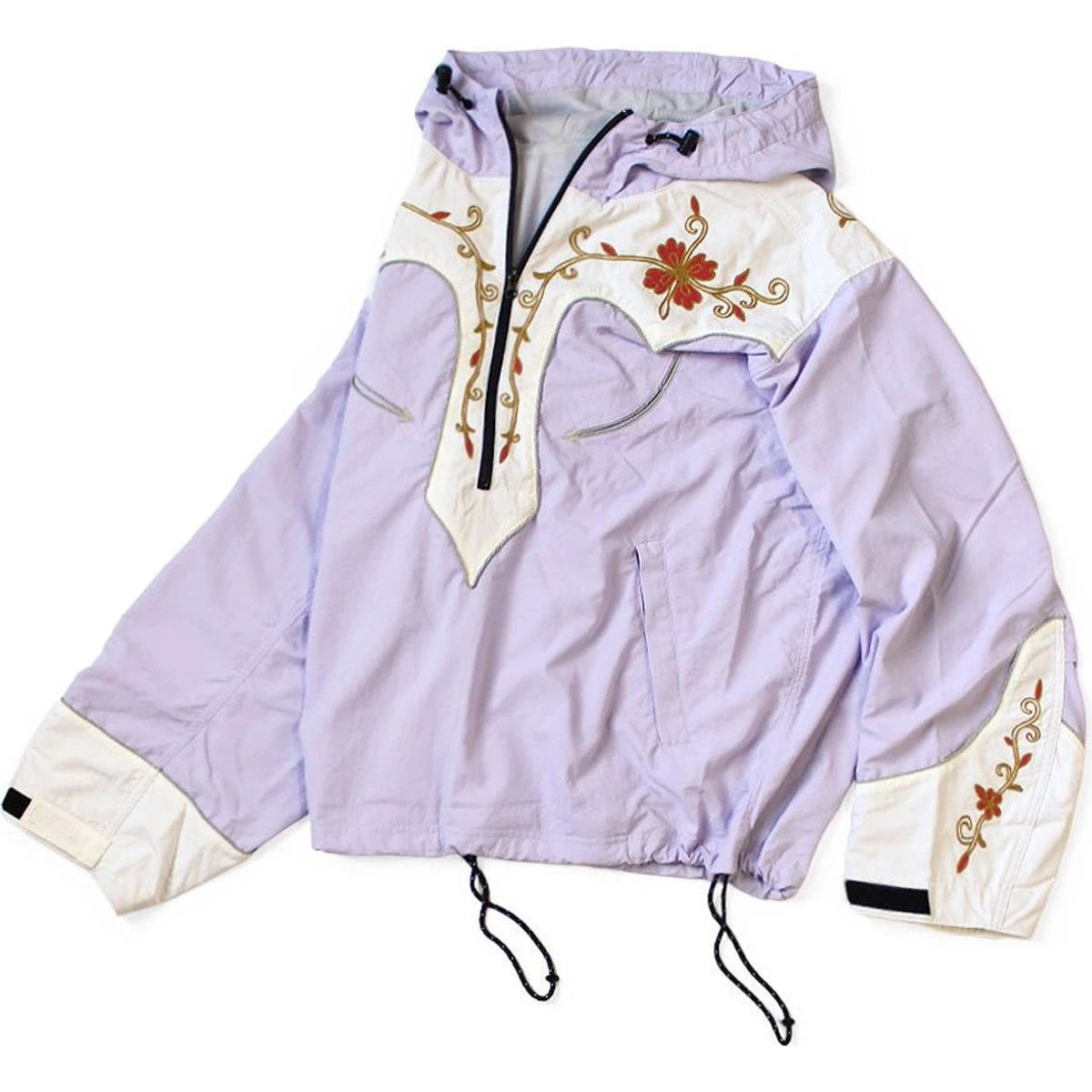 Kapital Nylon Taffeta 2 Tone Tennessee Cactus Flower Parka