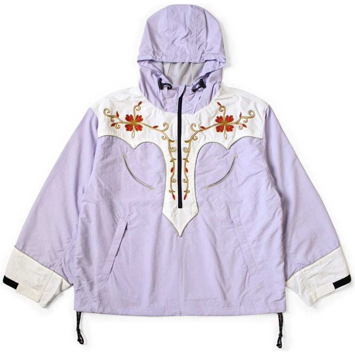 Kapital Nylon Taffeta 2 Tone Tennessee Cactus Flower Parka