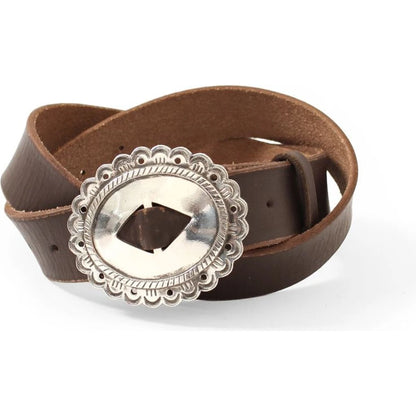 Kapital Oil Tanned Leather Gala Concho Belt