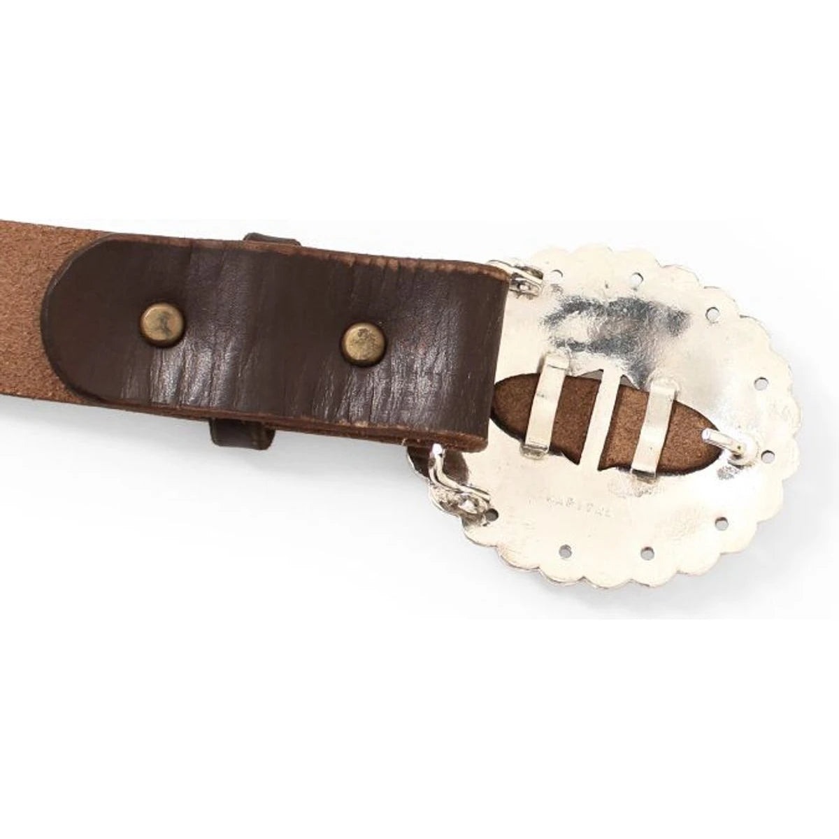 Kapital Oil Tanned Leather Gala Concho Belt