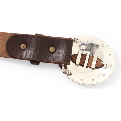 Kapital Oil Tanned Leather Gala Concho Belt