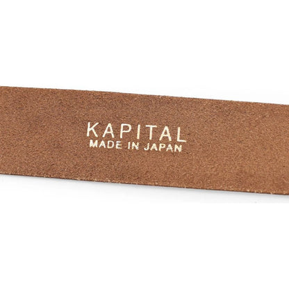 Kapital Oil Tanned Leather Gala Concho Belt