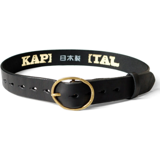 Kapital Oiled Leather Pecos Belt