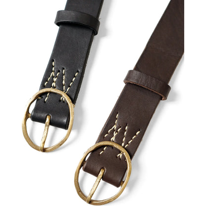Kapital Oiled Leather Pecos Belt