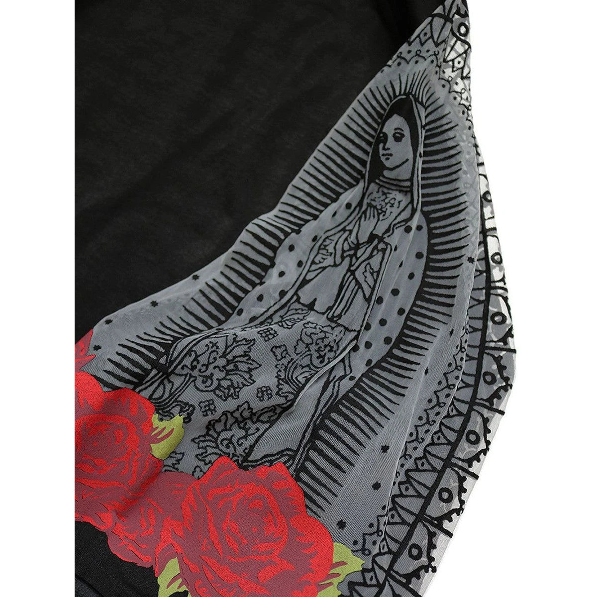 Kapital Opal Jersey Raglan Huge Tee (Virgin Maria Print)