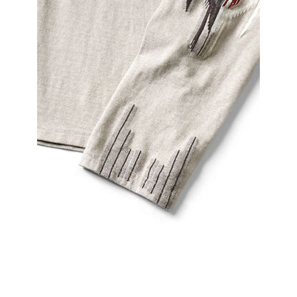 Kapital Ortega Jersey Half Zip Long T