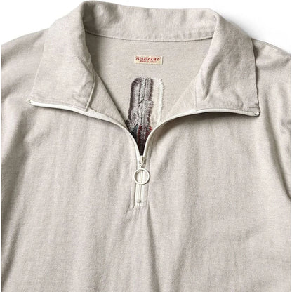Kapital Ortega Jersey Half Zip Long T
